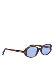 Tom Ford Okulary przeciwsłoneczne FT1364 53V Brązowy. Brązowe okulary przeciwsłoneczne damskie TOM FORD. Za 1,579.00 zł.