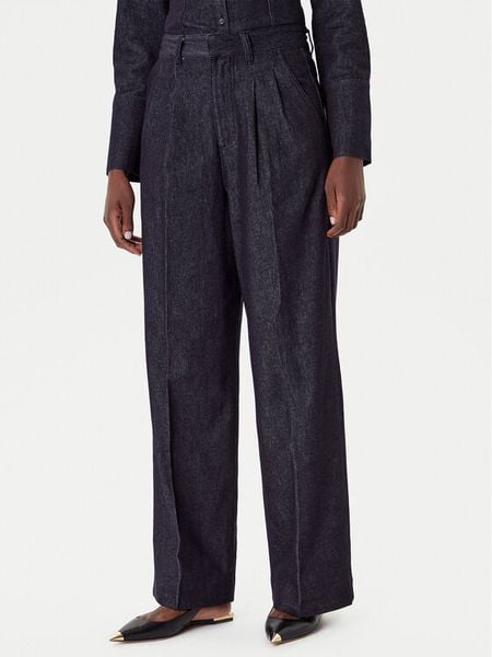 French Connection Jeansy 74ZAU Granatowy Wide Leg. Niebieskie jeansy damskie French Connection. Za 399.99 zł.