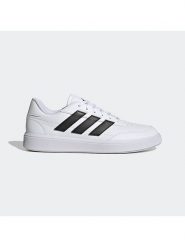 Adidas Sneakersy "Courtblock" w kolorze biało-czarnym rozmiar: 40. Białe obuwie sportowe damskie Adidas, bez zapięcia. Za 190.18 zł.