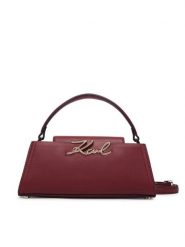 KARL LAGERFELD Torebka B4W30207 Bordowy. Czerwone torebki klasyczne damskie KARL LAGERFELD, ze skóry, bez dodatków. Za 1,099.00 zł.