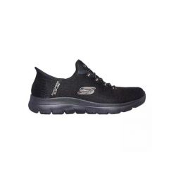 Femme SUMMITS-CLASSY NIGHT Skechers BKGD 150128 Noir Skechers. Czarne obuwie sportowe casual damskie Skechers, bez zapięcia. W wyprzedaży za 307.00 zł.