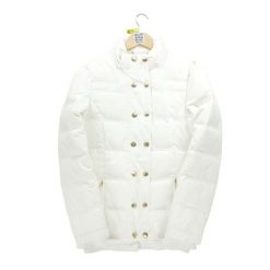 Second life - Kurtka puchowa w kolorze beżowym dla kobiet - Stan dobry. Brązowe kurtki sportowe damskie Juicy Couture, na zimę, bez wzorów, z puchu, bez kaptura. Za 296.06 zł.