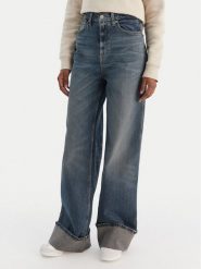 Tommy Jeans Jeansy Claire DW0DW22629 Granatowy Wide Leg. Niebieskie jeansy damskie Tommy Jeans. Za 489.99 zł.