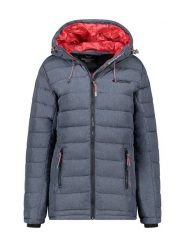 Canadian Peak Płaszcz pikowany "Astaneak" w kolorze granatowym rozmiar: L. Niebieskie płaszcze damskie Canadian Peak, l, bez wzorów, bez kaptura. Za 287.84 zł.