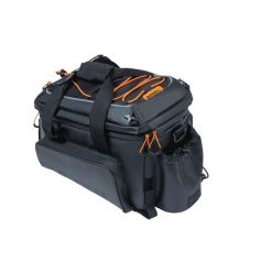 Torba na bagaż „Miles” XL Pro, czarna/pomarańczowa. Brązowe torby sportowe BASIL, bez wzorów, z materiału. Za 483.95 zł.