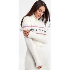 Golf CHIARA FERRAGNI. Golfy damskie Chiara Ferragni, l, bez wzorów, bez ramiączek. W wyprzedaży za 635.67 zł.