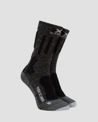 Skarpety trekkingowe X-Socks Trek X Linen. Szare skarpetki damskie X Socks, bez wzorów, ze lnu. Za 75.00 zł.