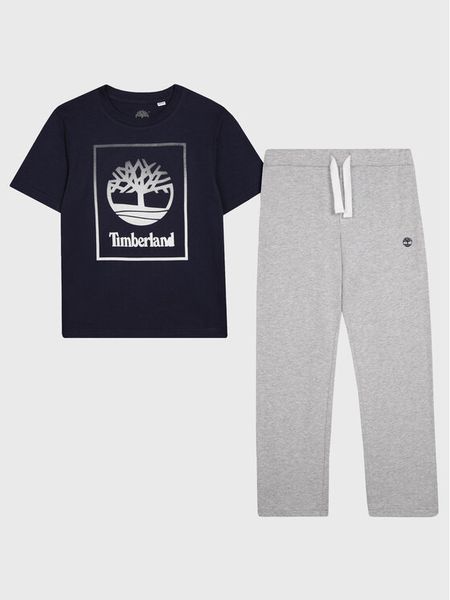Timberland Piżama T28136 S Kolorowy Regular Fit. Piżamy chłopięce Timberland, bez wzorów, z bawełny, bez ramiączek. Za 189.99 zł.