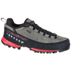 Buty trekkingowe La Sportiva TX5 Low GTX Women nubuk GORE-TEX podeszwa Vibram. Zielone obuwie trekkingowe damskie La Sportiva, z gore-texu, bez zapięcia. Za 825.99 zł.