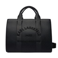 Torebka KARL LAGERFELD. Czarne torebki klasyczne damskie KARL LAGERFELD, bez dodatków. Za 849.99 zł.