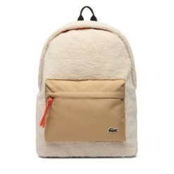 Plecak Lacoste. Brązowe plecaki Lacoste, bez wzorów. Za 509.99 zł.