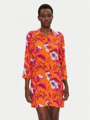 Chantelle Koszula Passionate C14YJ0 Różowy Relaxed Fit. Czerwone koszule damskie Chantelle, xs, bez wzorów, z wiskozy, bez kołnierzyka, bez ramiączek. Za 219.99 zł.