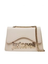 Just Cavalli Torebka 78RA4BB7 ZS766 Écru. Torebki wieczorowe damskie Just Cavalli, bez wzorów, ze skóry, bez dodatków. Za 459.99 zł.