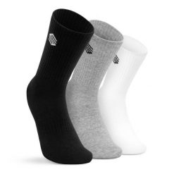 Skarpety sportowe Lifestyle unisex SIROKO Step. Białe skarpetki damskie SIROKO, bez wzorów, z bawełny. Za 33.00 zł.