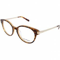 Oprawki "SF2764" w kolorze brązowym. Brązowe okulary przeciwsłoneczne damskie Carrera, Ferragamo. W wyprzedaży za 249.95 zł.