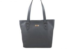 Shopper bag skórzany BARBERINI'S c. szary 923-28. Szare shopper bag Barberinis, bez wzorów, ze skóry, bez dodatków. Za 289.99 zł.