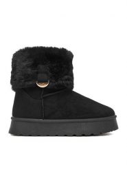 DeeZee Śniegowce CEO-CS6367-04 Czarny. Czarne kozaki dziewczęce DeeZee, bez wzorów, z materiału, bez obcasa, bez zapięcia. Za 119.99 zł.