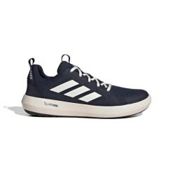 Buty trekkingowe adidas Terrex Boat Climacool. Białe obuwie trekkingowe damskie Adidas, bez zapięcia. Za 393.30 zł.