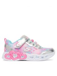 Skechers Sneakersy S-Lights Infinite Heart Lights-Heart Jewels 303261L/SMLT Kolorowy. Buty sportowe dziewczęce Skechers, bez wzorów, ze skóry, bez zapięcia. Za 229.99 zł.