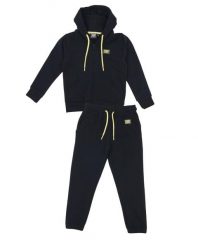 Bluza z bawełna z kaptur na co dzień na siłownię. Czarne bluzy damskie LEONE 1947 APPAREL, s, bez wzorów, z bawełny, bez kaptura. Za 168.36 zł.