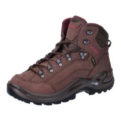 Buty trekkingowe damskie Lowa Renegade Mid Gtx. Brązowe obuwie trekkingowe damskie Lowa, z materiału, za kostkę, bez zapięcia. Za 937.99 zł.