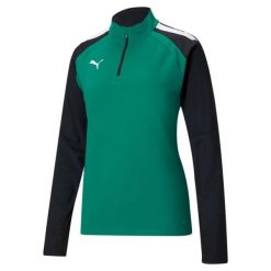 Damska bluza dresowa Puma Team Liga. Czarne bluzy damskie Puma, na zimę, bez wzorów, z dresówki, bez kaptura. Za 188.70 zł.