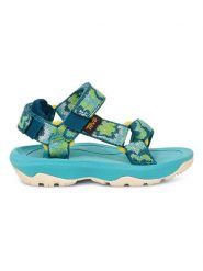 Teva Sandały trekkingowe "Hurricane XLT 2" w kolorze niebiesko-zielono-turkusowym rozmiar: 21. Niebieskie sandały damskie Teva, bez wzorów, z otwartym noskiem, bez obcasa, bez zapięcia. Za 70.08 zł.