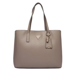 Torebka Guess. Szare shopper bag Guess, bez dodatków. Za 679.99 zł.