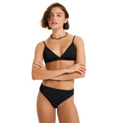 Dół bikini dla Kobiety BEACH CLASSICS HIPSTER Czarny. Brązowe bikini Roxy, bez wzorów, z elastanu. Za 139.99 zł.