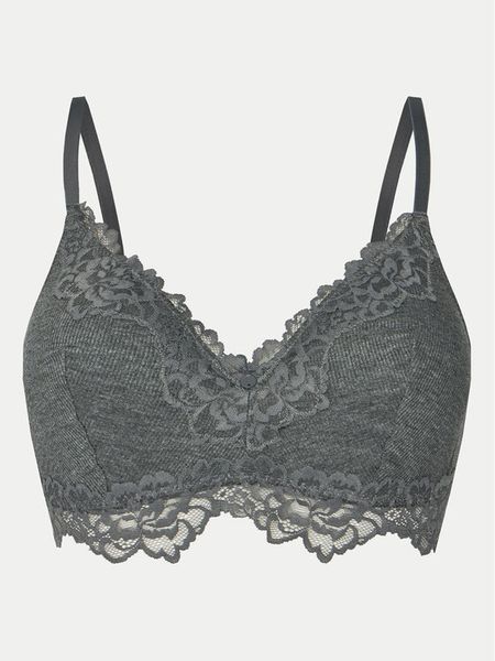 Ysabel Mora Biustonosz bezfiszbinowy 10646 Szary. Szare biustonosze ysabel mora, bez wzorów. Za 79.99 zł.