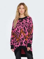 ONLY Sweter w kolorze różowym rozmiar: S. Różowe swetry klasyczne damskie Only, s, bez kołnierzyka. Za 91.99 zł.
