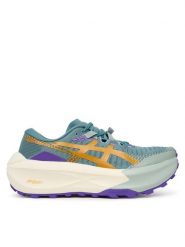 Asics Buty do biegania Trabuco Max 5 1012B937 Niebieski. Niebieskie obuwie sportowe damskie Asics, z meshu, bez zapięcia, do biegania. Za 799.99 zł.