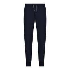 Spodnie bawełniane damskie CMP. Czarne spodnie dresowe damskie CMP, bez wzorów, z bawełny. Za 218.45 zł.