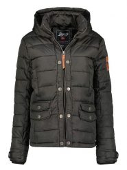 Geographical Norway Kurtka pikowana "Dacili" w kolorze czarnym rozmiar: XXL. Czarne kurtki damskie Geographical Norway, xxl, z aplikacjami, bez kaptura. Za 184.46 zł.