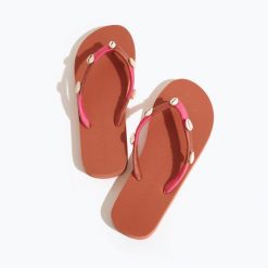 Japonki damskie Banana Moon Nilulu Seaside. Czerwone klapki damskie Banana Moon, bez wzorów, bez obcasa, bez zapięcia. Za 189.99 zł.