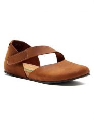 Comfortfusse Skórzane baleriny w kolorze brązowym rozmiar: 38. Brązowe balerinki damskie Comfortfüße, bez wzorów, ze skóry. Za 260.99 zł.