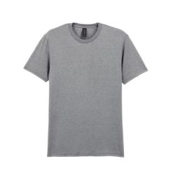 Koszulka Softstyle Dla Dorosłych Unisex. Niebieskie bluzki damskie GILDAN, m, bez wzorów, bez kołnierzyka, bez ramiączek. Za 47.99 zł.