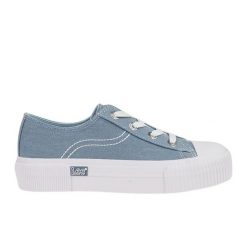 Buty trampki Lee Isla C 50251001 21H niebieskie. Niebieskie trampki damskie bez wzorów, z gumy, bez zapięcia. Za 213.08 zł.