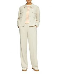 S.Oliver Spodnie w kolorze beżowym rozmiar: 38. Brązowe spodnie materiałowe damskie S.Oliver, bez wzorów, z materiału. Za 152.99 zł.