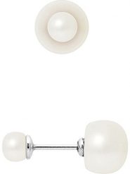 Pearline Kolczyki-wkrętki w kolorze białym z perłami rozmiar: onesize. Białe kolczyki damskie Pearline, z perłą, srebrne. Za 243.64 zł.