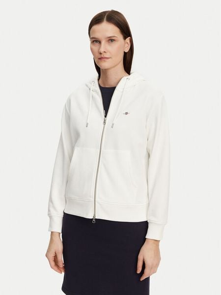 Gant Bluza Shield 4201412 Écru Regular Fit. Bluzy damskie Gant, xl, bez wzorów, z bawełny, bez kaptura. Za 449.99 zł.