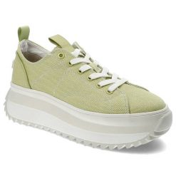 Zielone Sneakersy Tamaris Modne Obuwie Damskie. Zielone obuwie sportowe damskie Tamaris, na lato, bez zapięcia, trekkingowe. Za 339.00 zł.