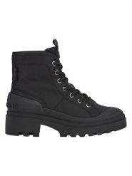 Pepe Jeans FOOTWEAR Botki w kolorze czarnym rozmiar: 40. Czarne botki damskie Pepe Jeans FOOTWEAR, z jeansu, bez obcasa, bez zapięcia. Za 198.10 zł.