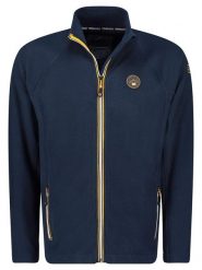 Geographical Norway Kurtka polarowa "Tugim" w kolorze granatowym rozmiar: L. Niebieskie kurtki damskie Geographical Norway, l, z polaru, bez kołnierzyka. Za 65.85 zł.