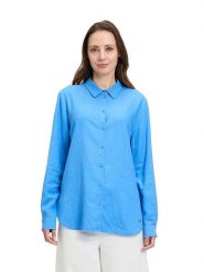 BETTY & CO Koszula w kolorze błękitnym rozmiar: 42. Niebieskie koszule damskie Betty & Co, bez wzorów, bez kołnierzyka, bez ramiączek. Za 90.95 zł.