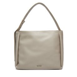 Torebka Calvin Klein. Szare shopper bag Calvin Klein, bez wzorów, bez dodatków. Za 429.99 zł.