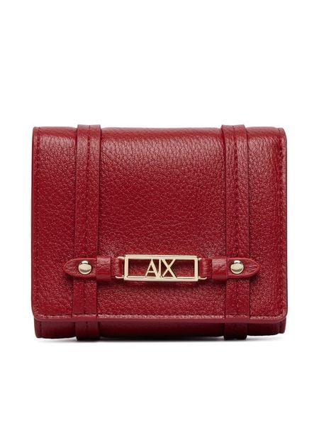 Armani Exchange Portfel XW002613 AF15632 U5102 Czerwony. Czerwone portfele damskie Armani Exchange, bez wzorów. Za 329.99 zł.