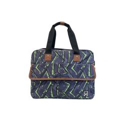 Torba na bagażnik rowerowy Willex Shopper Eco. Zielone shopper bag WILLEX, bez wzorów, bez dodatków. Za 359.50 zł.
