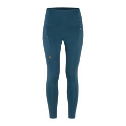 Legginsy trekkingowe damskie Fjällräven Abisko Tights. Niebieskie legginsy damskie Fjällräven, xs, bez wzorów. Za 309.99 zł.