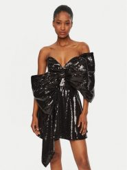 Bardot Sukienka koktajlowa 59557DB Czarny Regular Fit. Czarne sukienki damskie Bardot, bez wzorów, z syntetyku, wizytowe, bez ramiączek. Za 479.99 zł.